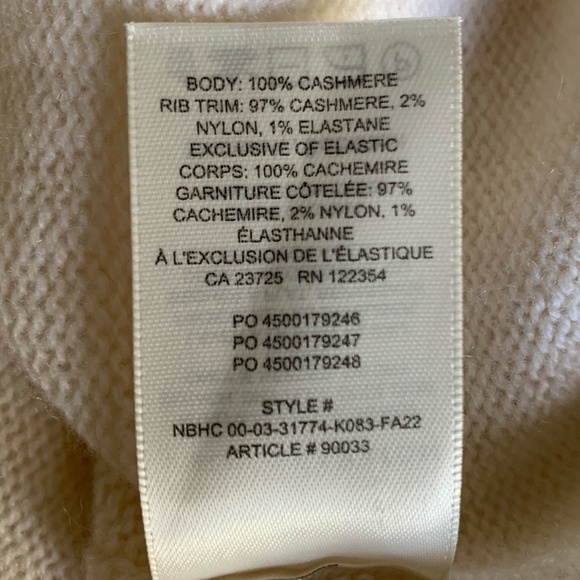 The group Babaton cream 'Luxe Cashmere Crush Sweater' - Picture 8 of 8